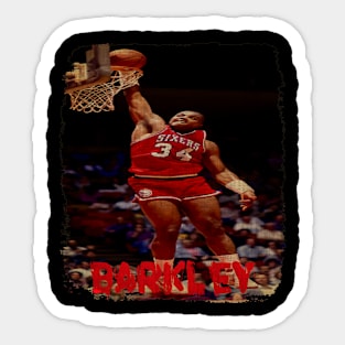 Charles Barkley Vintage Sticker